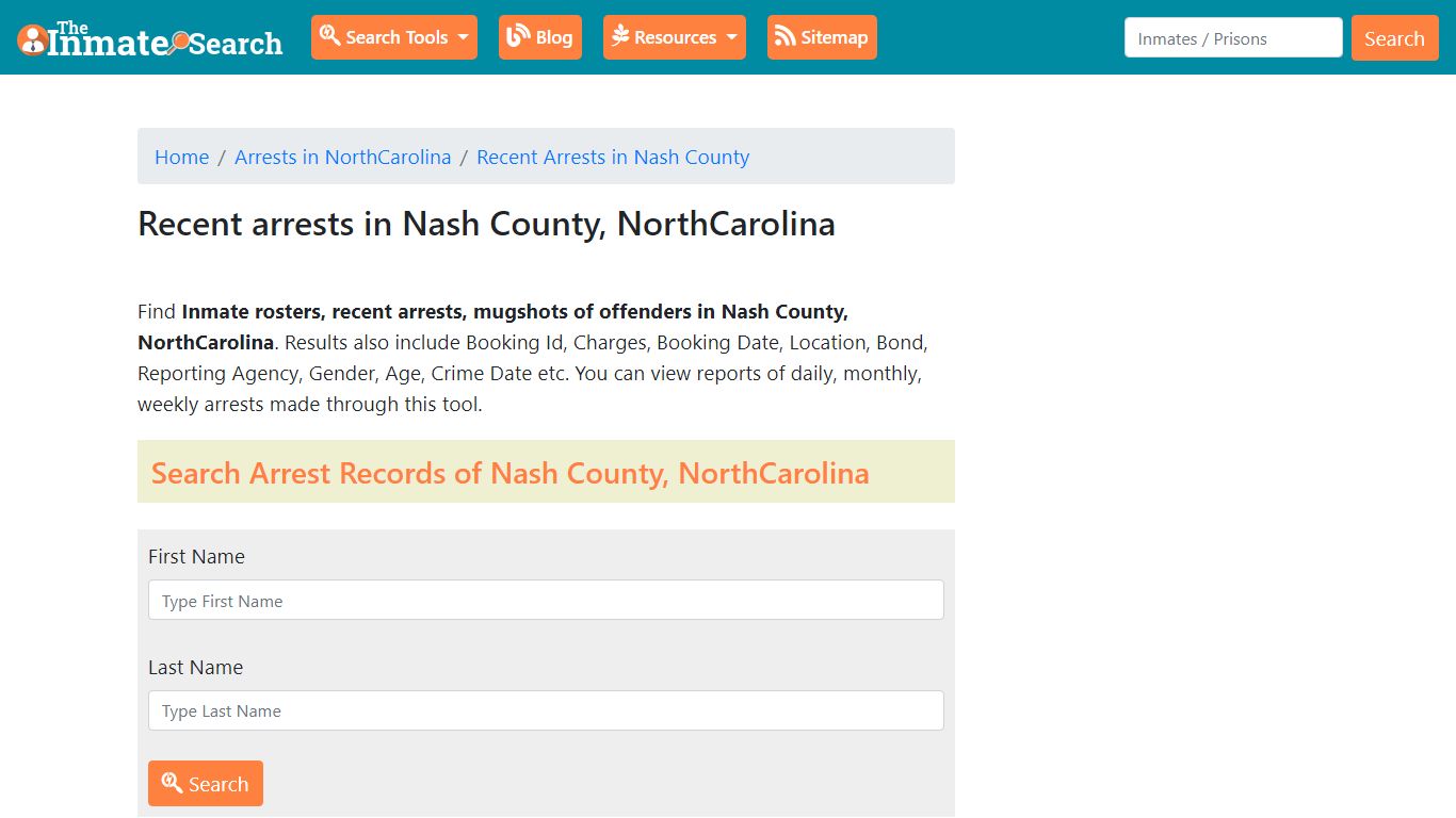 Recent arrests in Nash County, NorthCarolina | Mugshots ...